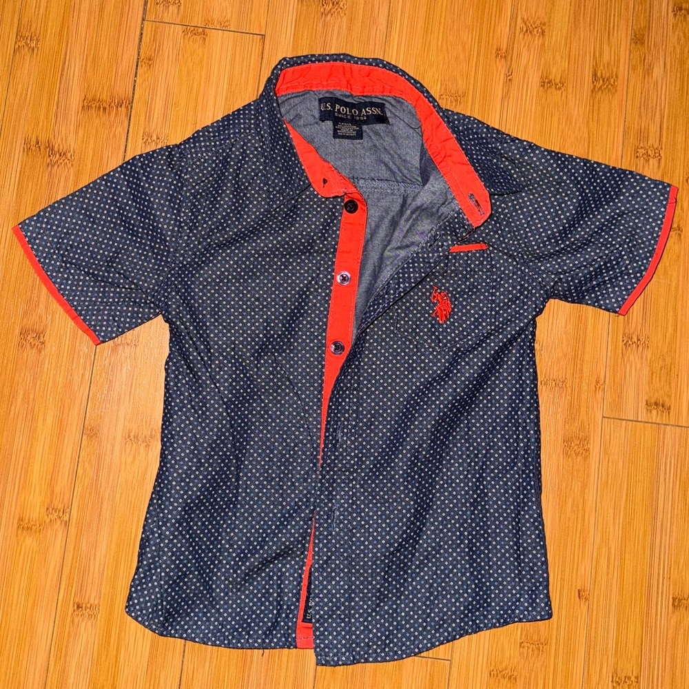 Kids Navy and Red Shirt